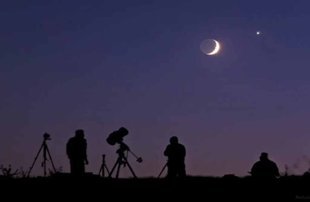 هلال ماه شوال شامگاه سه‌شنبه ۲۱ فروردین قابل رویت است